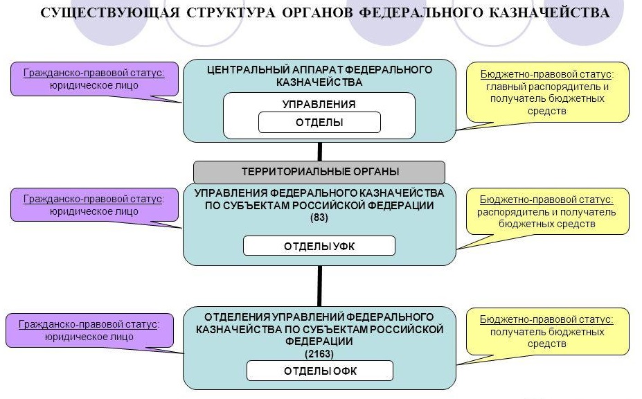 Контрольная работа по теме Правовое положение органов Федерального Казначейства РФ