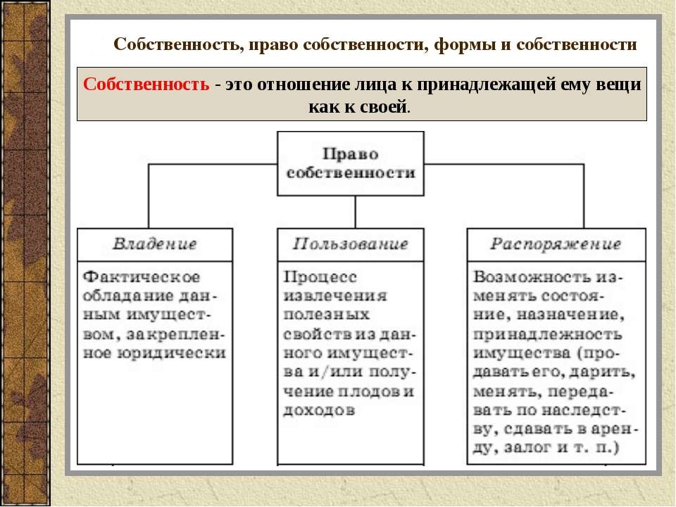 Собственность граждан общая государственная схема